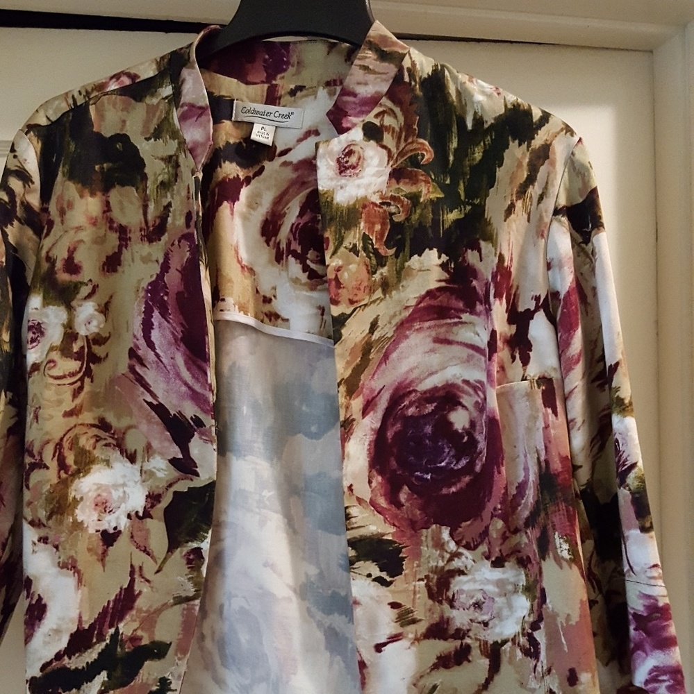 Floral Coldwater Creek jacket